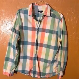 GAP Pastel Plaid Men's Shirt